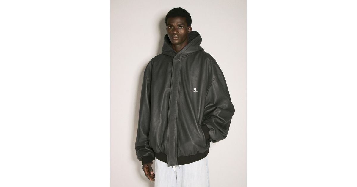Balenciaga Taxi Blouson Jacket in Gray for Men | Lyst