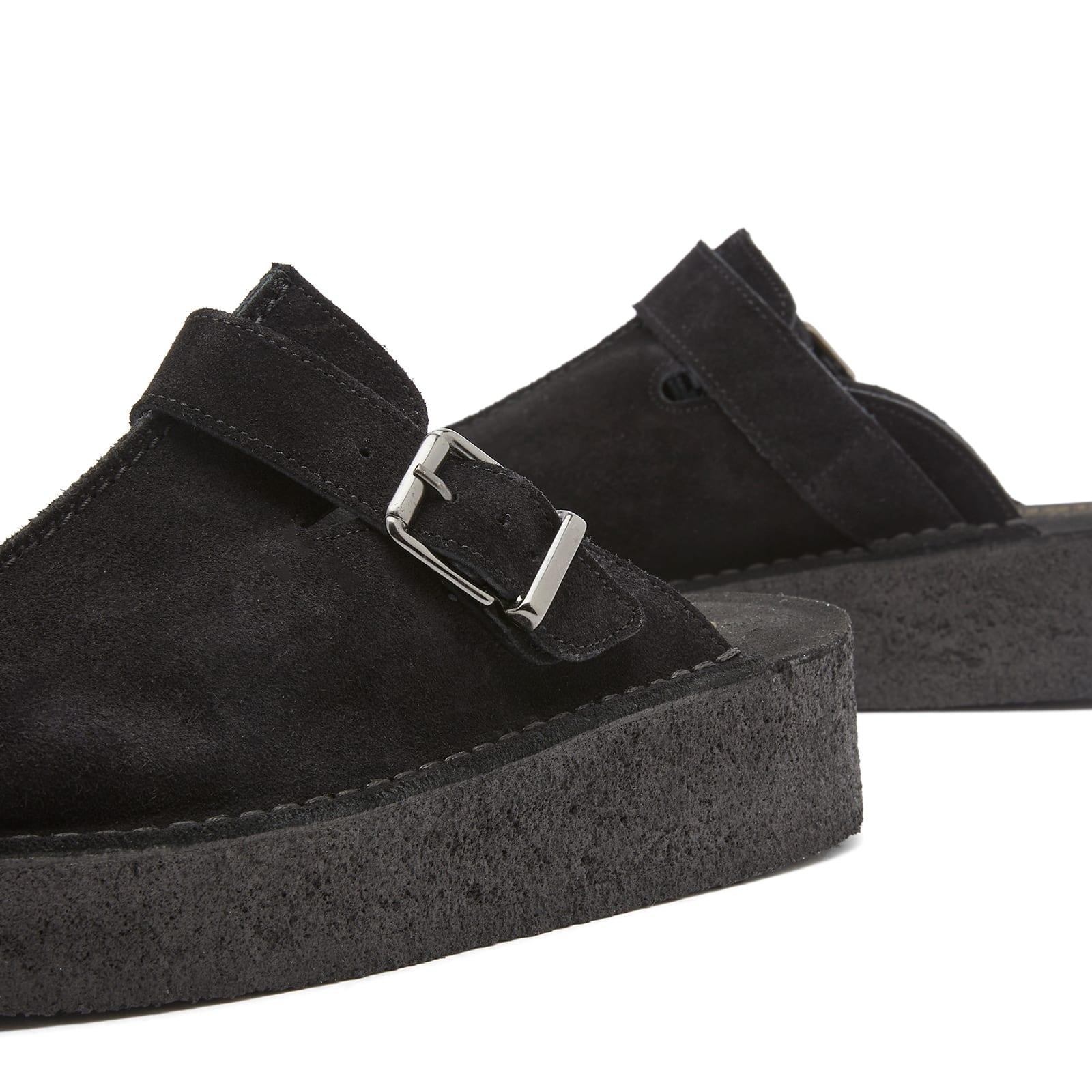Clarks Trek Wedge Mule Shoes in Black | Lyst