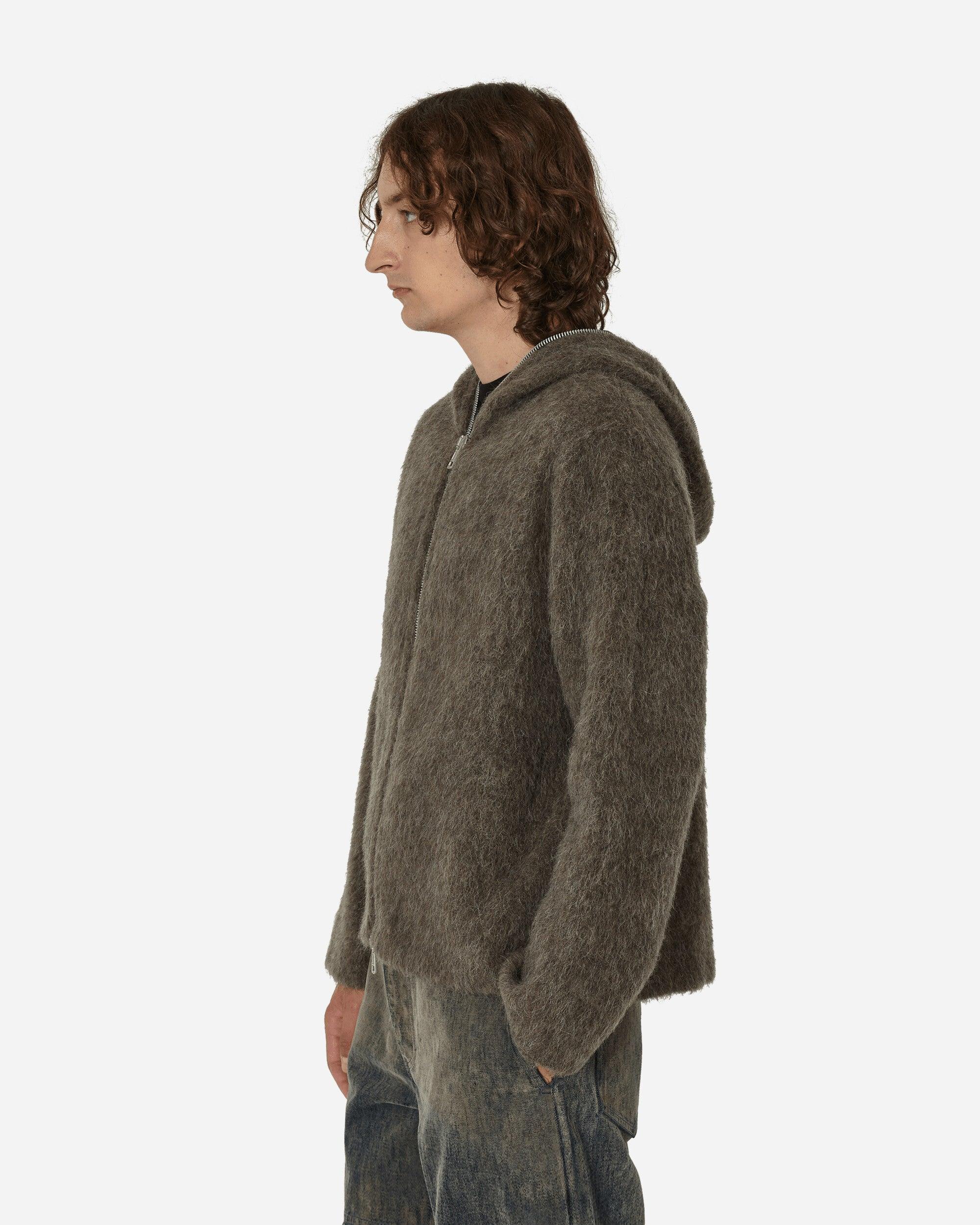 Our Legacy Mohair Full Zip Hoodie in Brown for Men | Lyst