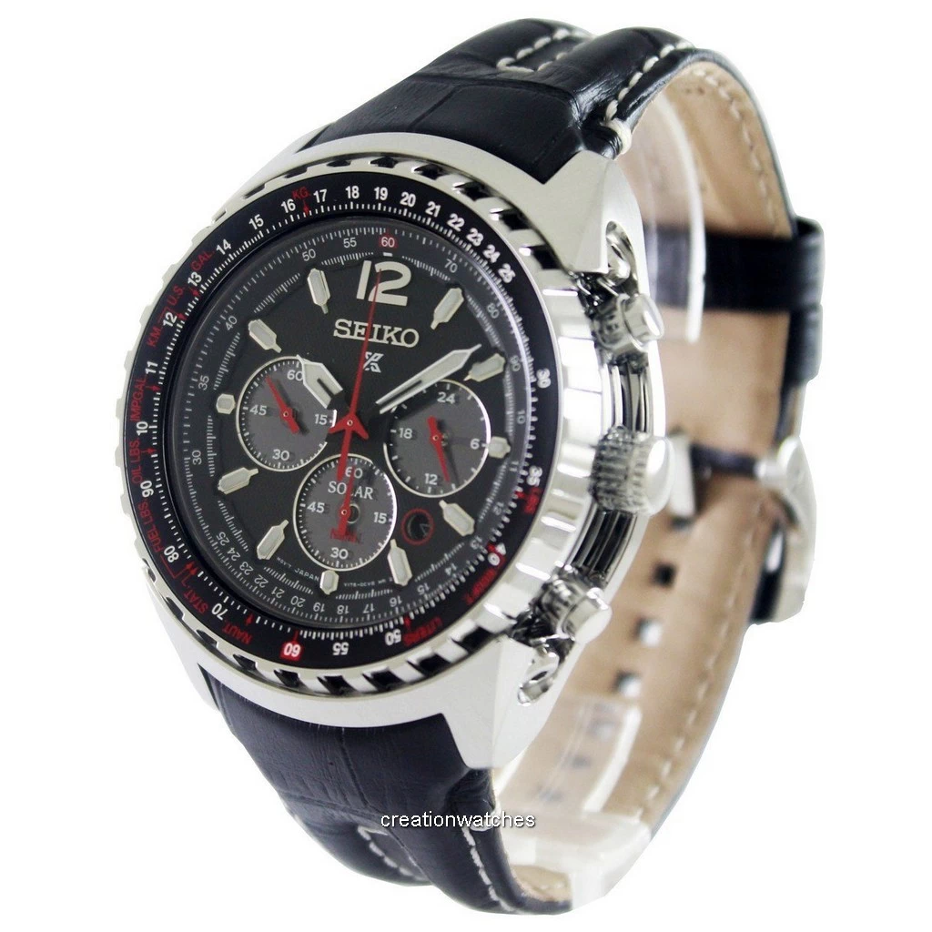 セイコー プロスペックス航空太陽パイロット SSC261P2 メンズ腕時計