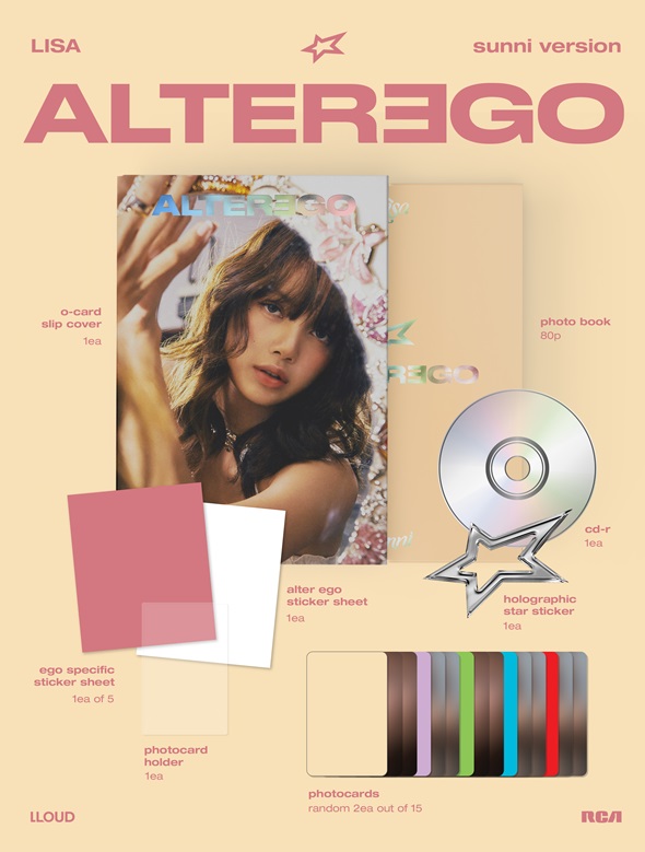 LISA (BLACKPINK) 初のフルアルバム『Alter Ego』2025年2月28日(金
