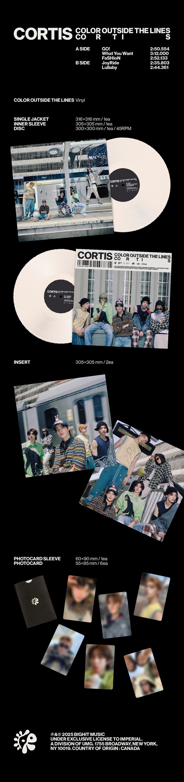 CORTIS 韓国ファーストEP『COLOR OUTSIDE THE LINES』2025年9月