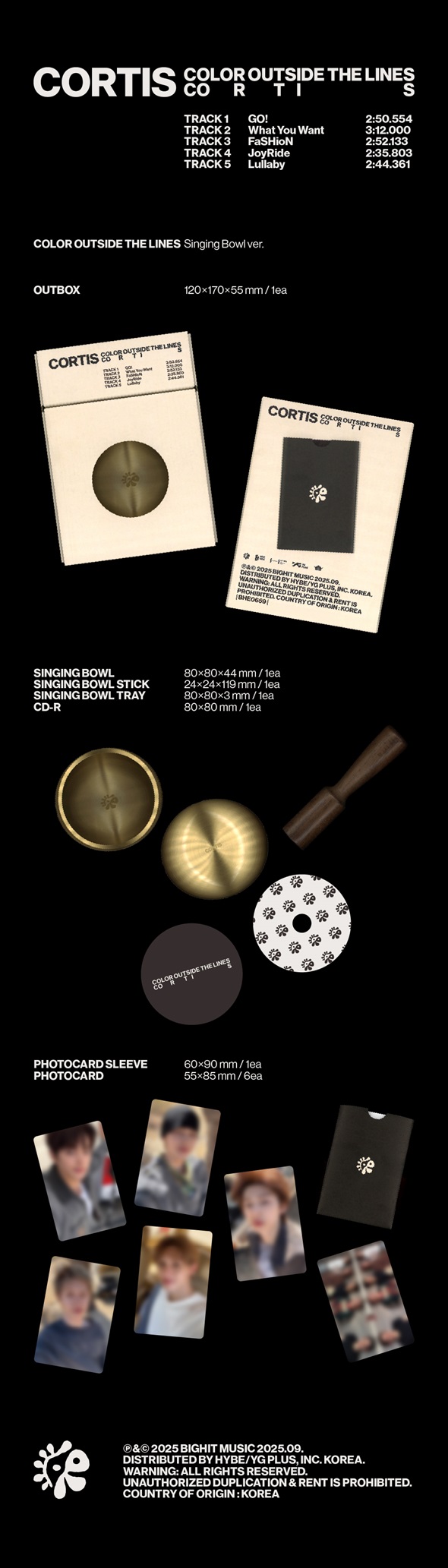 CORTIS 韓国ファーストEP『COLOR OUTSIDE THE LINES』2025年9月