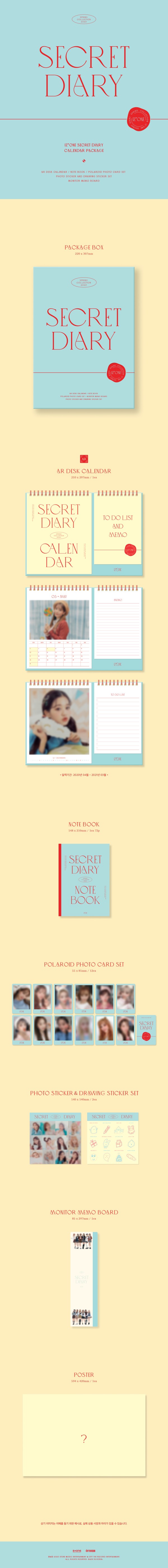 IZ*ONE SECRET DIARY シークレットダイアリー セット 61cAepNQ2RL._AC_UF350,