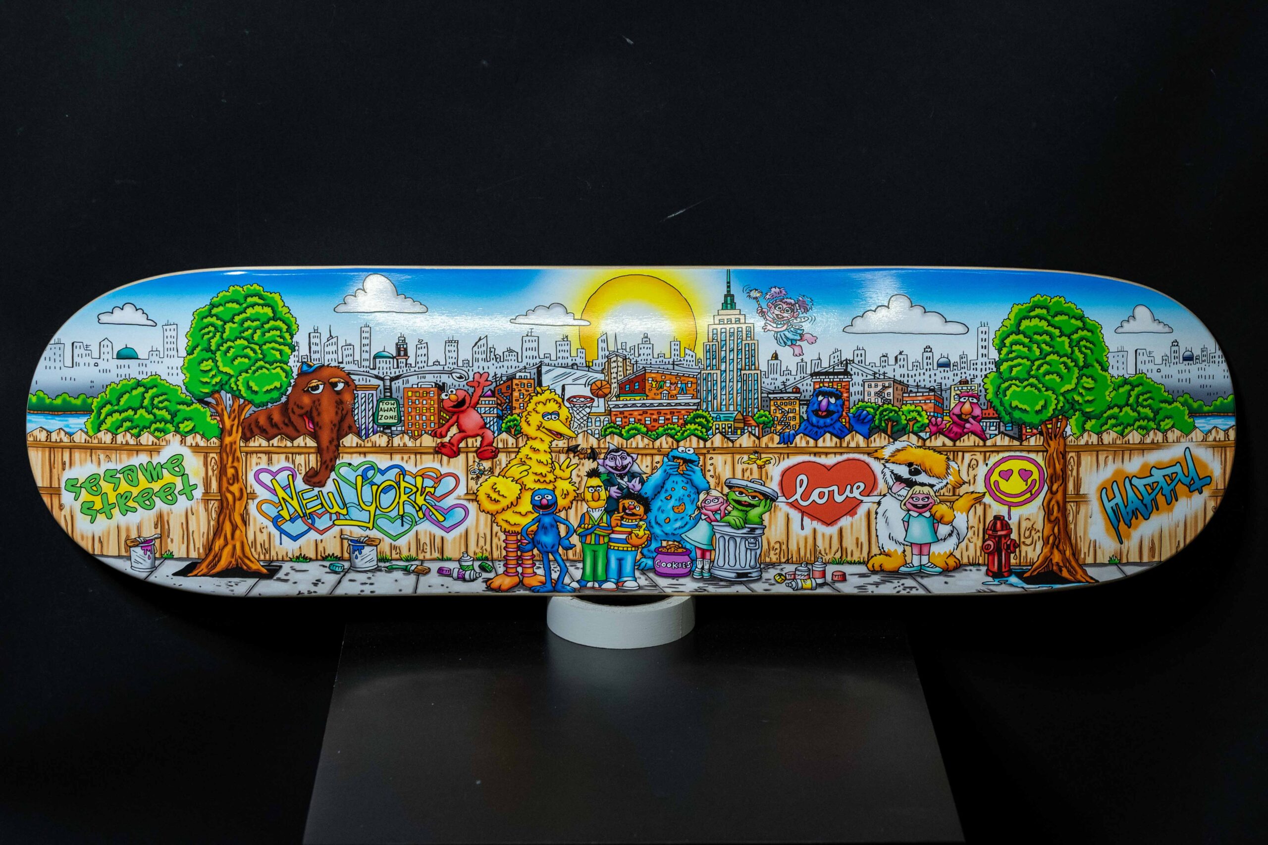 Sesame Street Skateboard Deck - Central Galleries