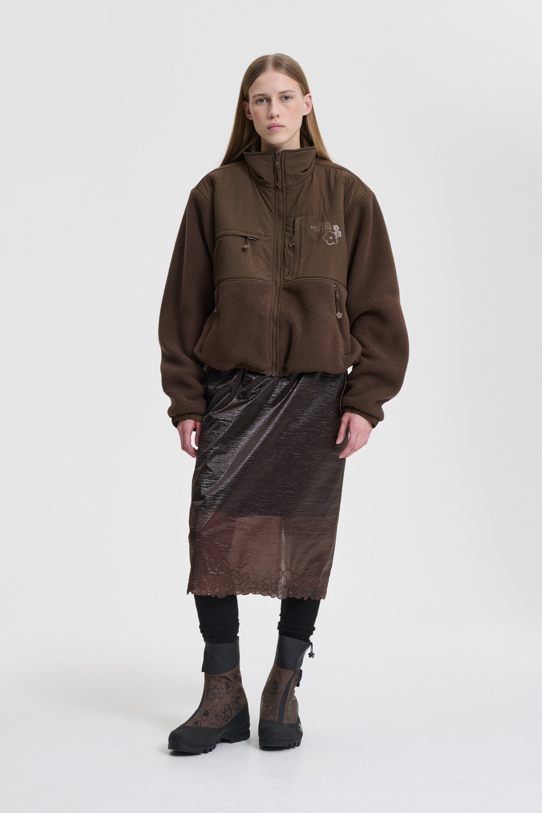 THE NORTH FACE X CECILIE BAHNSEN LEA 1995 DENALI FLEECE | SOIL BROWN