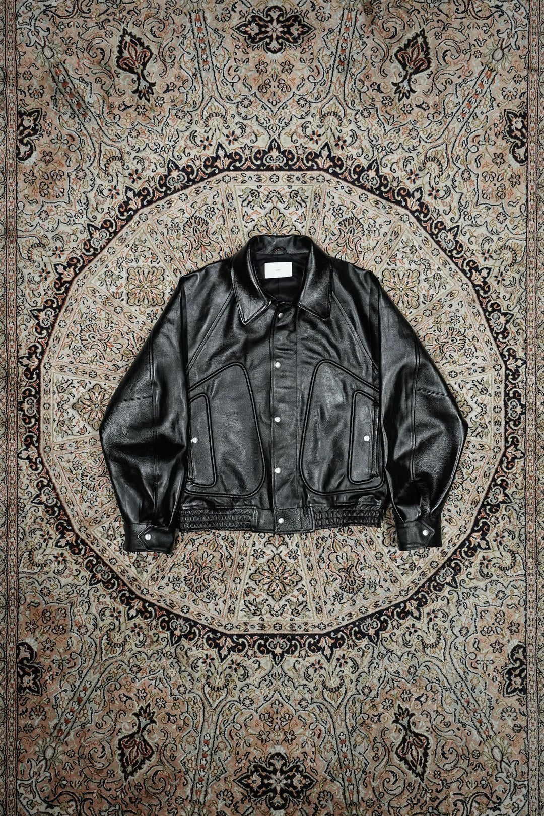 SUGARHILL(シュガーヒル)26SSのSHRINK BOMBER JACKET(BLACK SHRINK