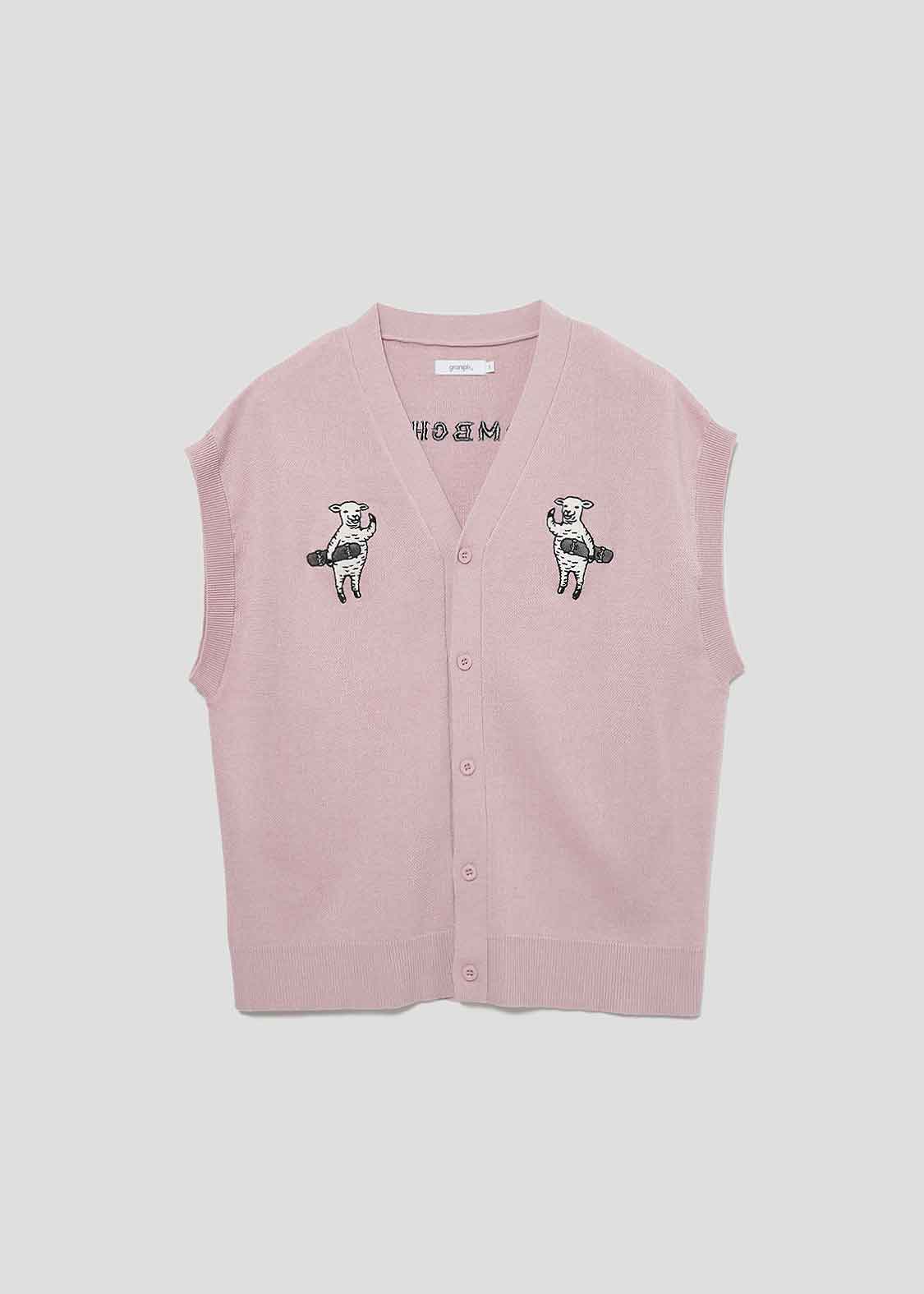 ラムチョップスケート｜ニットベスト｜ユニセックス｜グラニフ(graniph