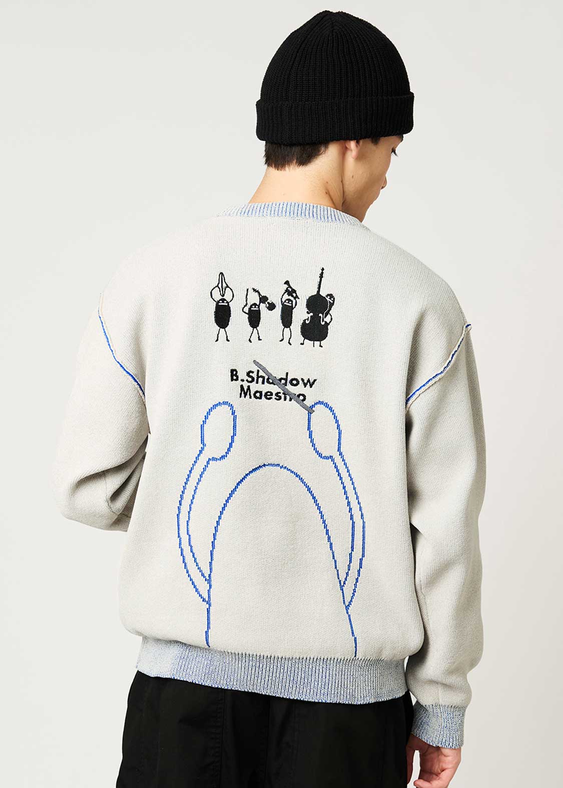 ビューティフルシャドーオーケストラ｜モールクルーネックニット｜ユニ