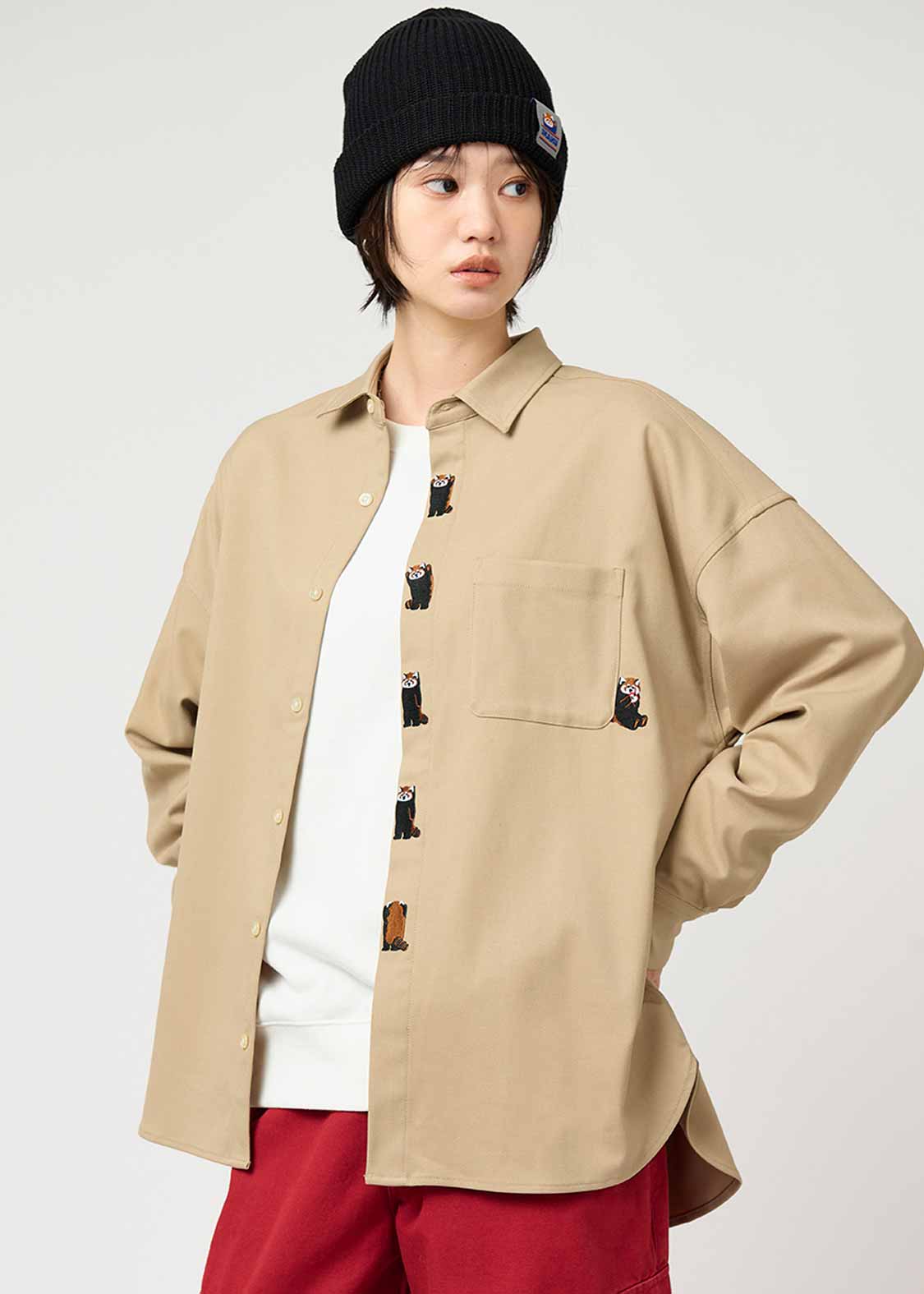 イカク｜ビッグシルエットシャツ｜ユニセックス｜グラニフ(graniph