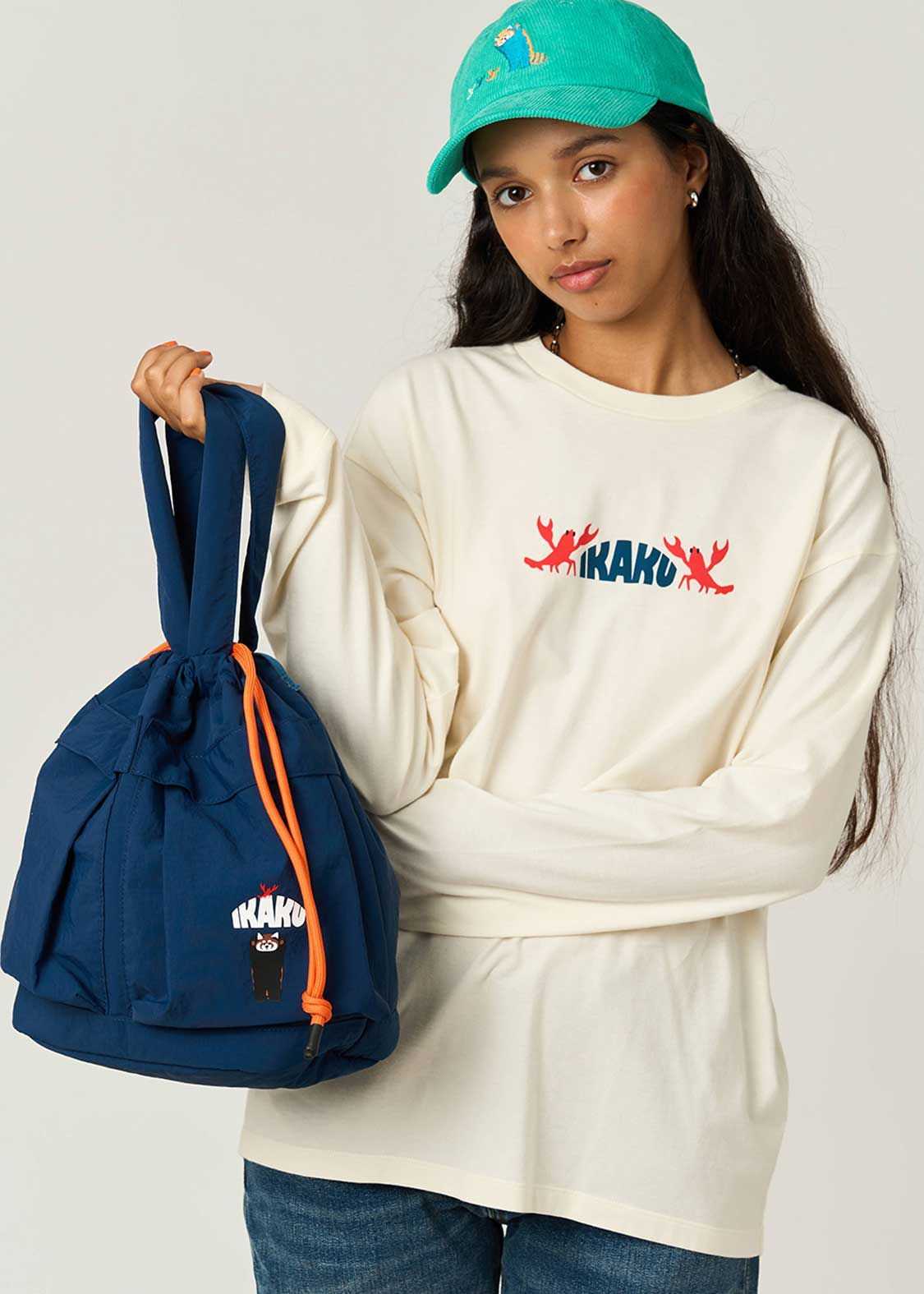 イカク｜ストリングバックパック｜ユニセックス｜グラニフ(graniph