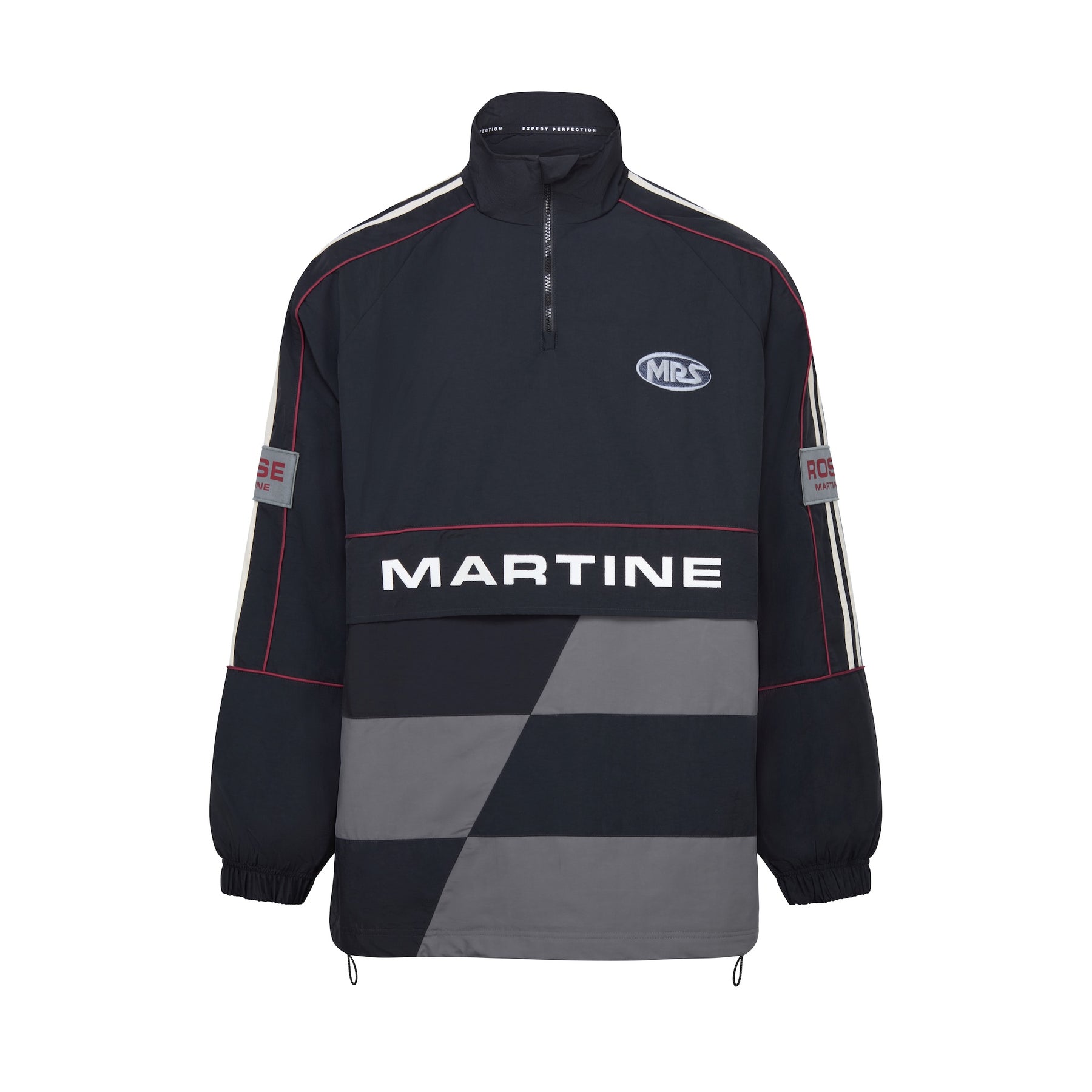 Martine Rose / HOCKEY PULLOVER BLACK-GREY