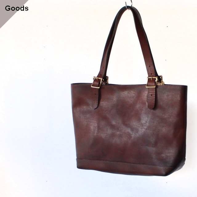 vasco ヴァスコ LEATHER TRAVEL TOTE BAG – MEDIUM オイルドレザー