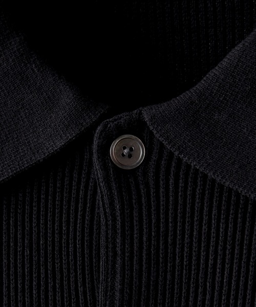 CLEL（クレイル）の「【CLEL】Basic/Spray Rib Knit Shirt Cardigan