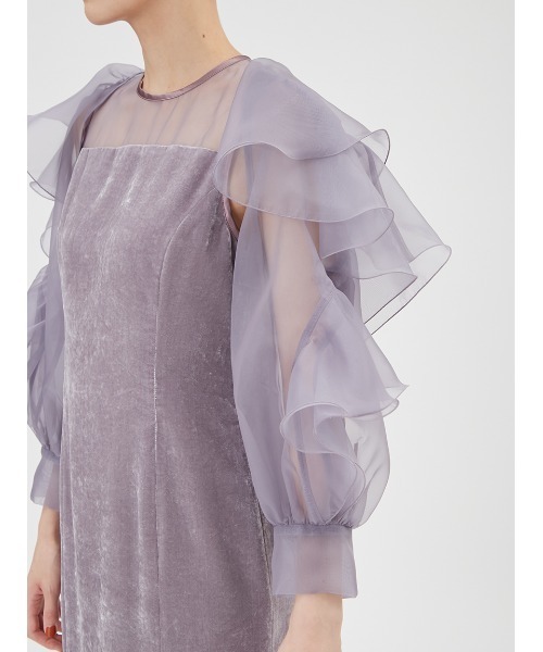 FRAY I.D（フレイアイディー）の「フリルボレロコンビドレス