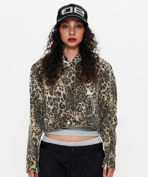 BEEDEN（ビーデン）の「LEOPARD PRINT JAKET（デニムジャケット）」 - WEAR