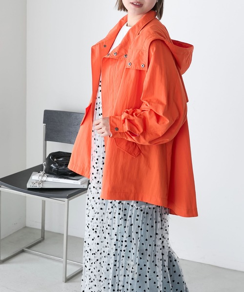 forksy.】ナイロンフレアマウンテンパーカー forksy.│MONO-MART