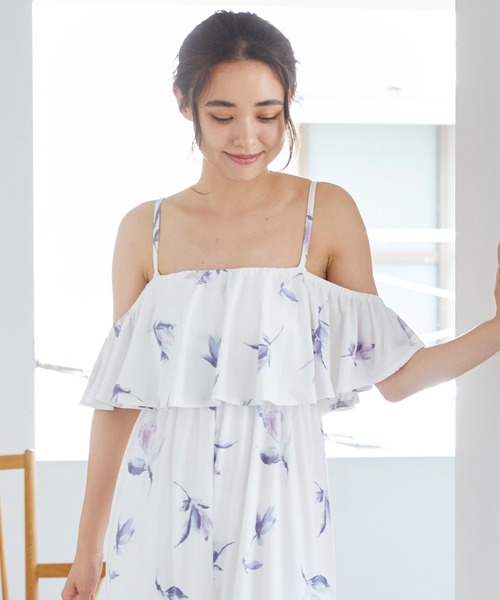 gelato pique（ジェラートピケ）の「Water Flower柄カップイン