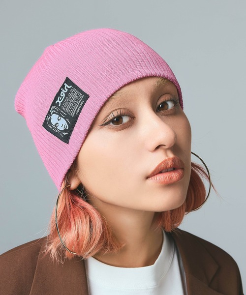 FACE LABEL BEANIE（ニットキャップ/ビーニー）｜X-girl（エックス