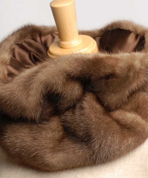 ミンク ファー ネックウォーマー スヌード（ネックウォーマー/スヌード