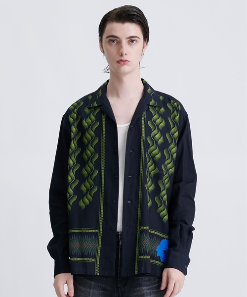 TOGA VIRILIS（トーガ ビリリース）の「Cupra cotton twill print