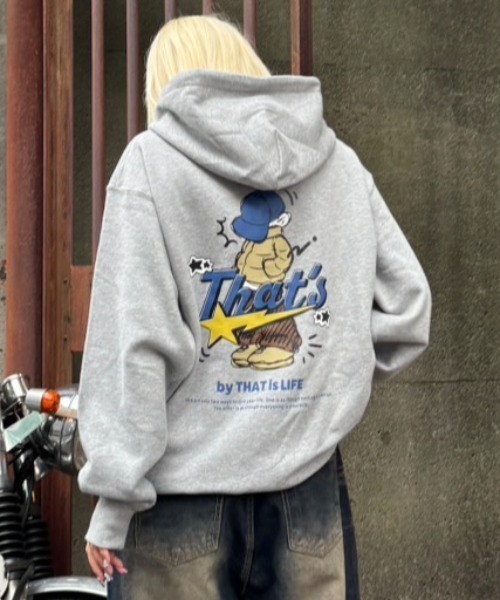 HEAVY WEIGHT 12.7oz “CAP BOY” LOGO ZIP HOODIE 長袖 パーカー 秋服