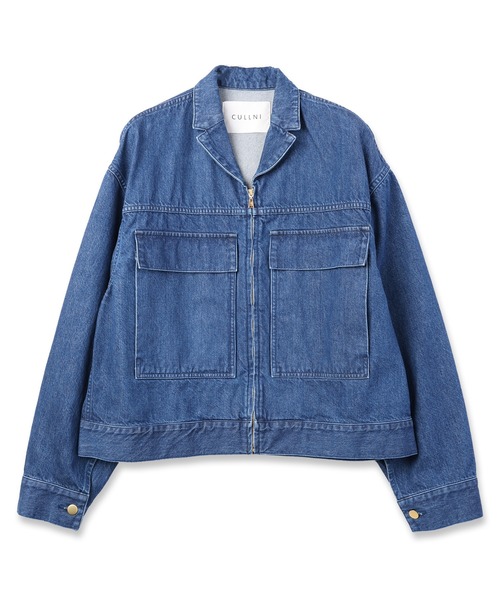 CULLNI（クルニ）の「24-SS-020 / Front Zip Mini Tailored Denim