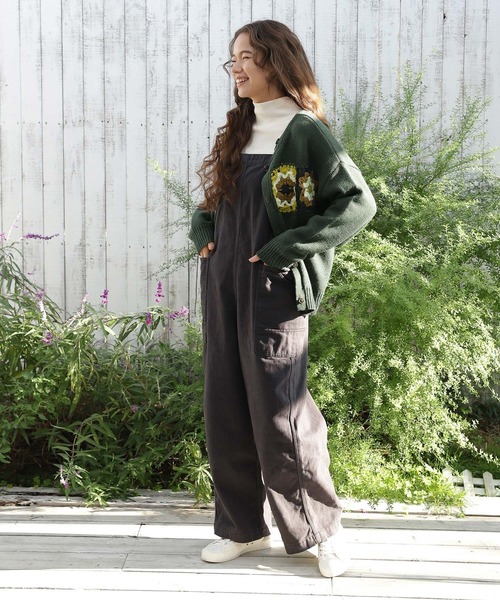 niko and（ニコアンド）の「カツラギワイドサロペット（サロペット