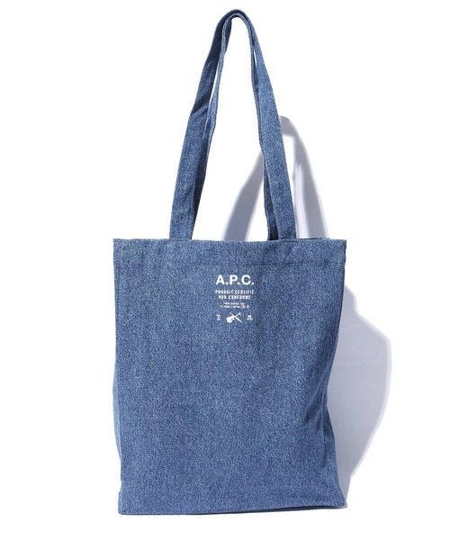 A.P.C./アーペーセー tote lou デニムトートバッグ A4サイス収納可