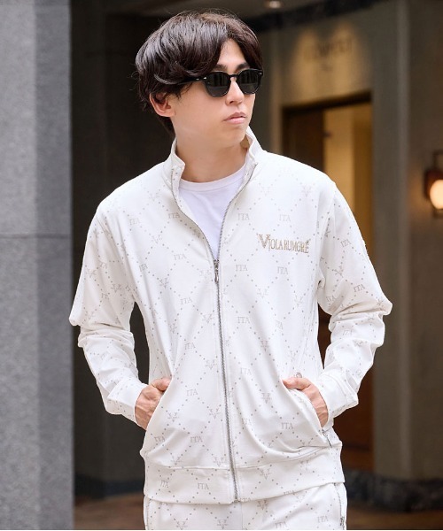 セール】『VIOLA rumore/ヴィオラ ルモーレ』総柄フルZIP JKT