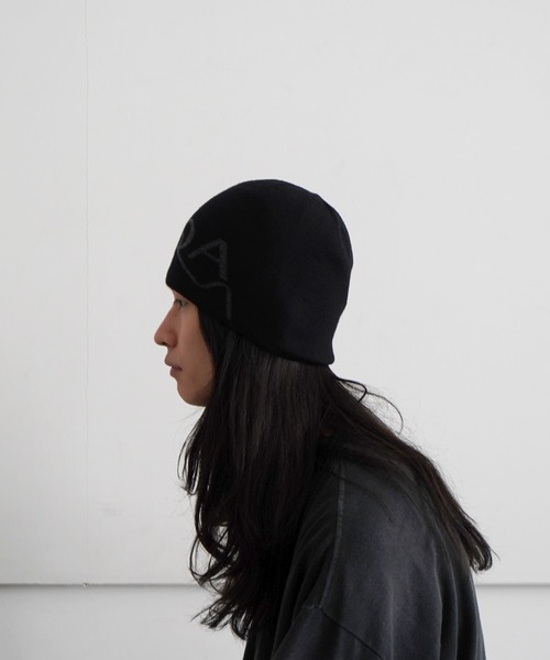 ROA（ロア）の「ROA Logo wool beanie（ニットキャップ/ビーニー