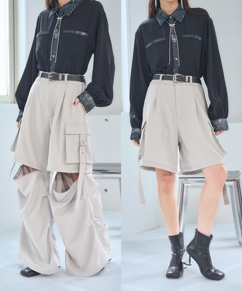 HARE（ハレ）の「2WAYメタルカーゴパンツ(HARE)（カーゴパンツ）」 - WEAR