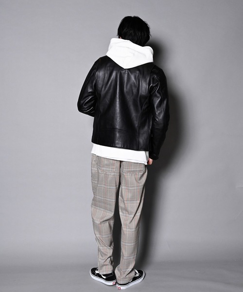 JACKROSE（ジャックローズ）の「JE LAMB LEATHER DOUBLE RIDERS JE