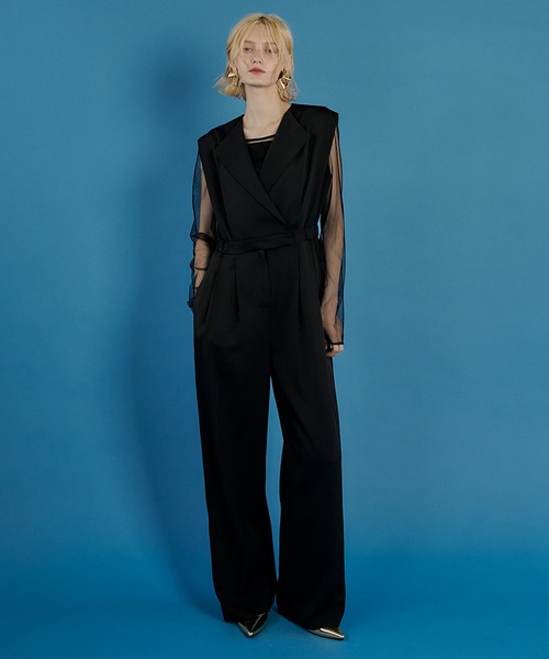 Standout collar all-in-pants（パンツドレス）｜et.UNiVER（エト