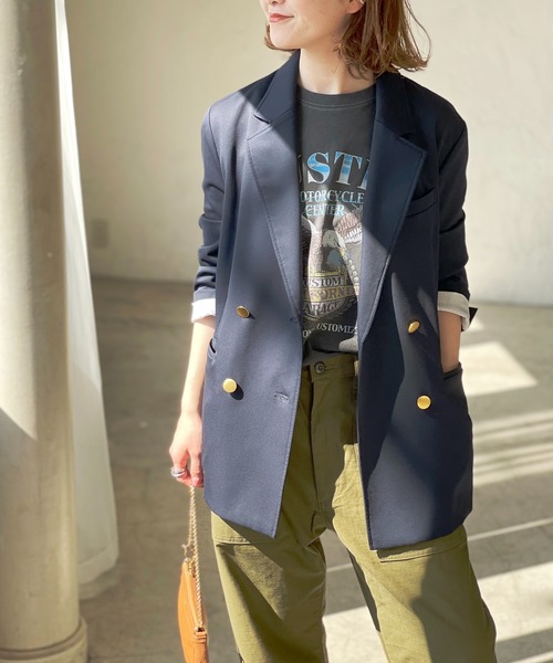 Spick & Span（スピックアンドスパン）の「ドライツイルダブルブレスト