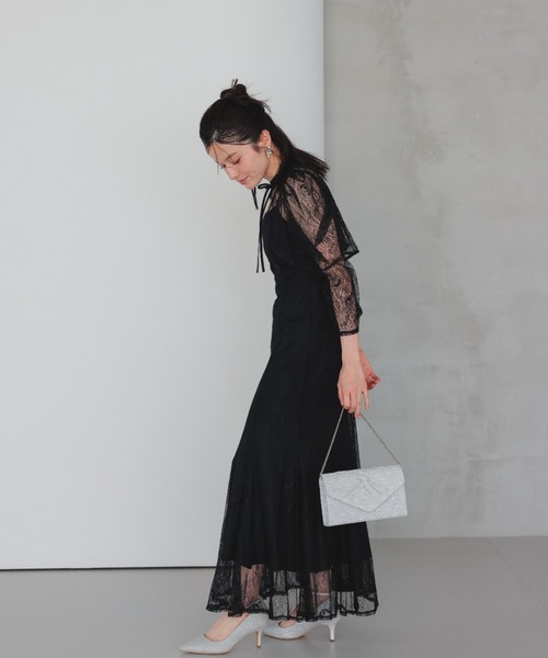 ボレロレイヤーレースドレス成人式同窓会二次会（ドレス）｜Dorry Doll