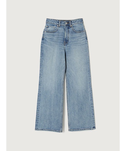Wide leg denim/ワイドレッグデニム（デニムパンツ）｜anuans（ア
