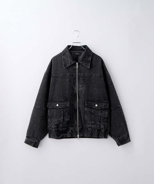 フェイデッド デニムジャケットブルゾン（デニムジャケット）｜Loose