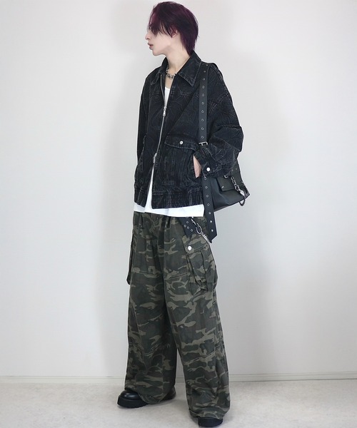 フェイデッド デニムジャケットブルゾン（デニムジャケット）｜Loose