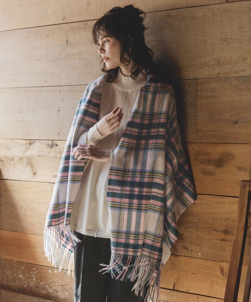 matti totti】カシミヤ100% ストール 大判 レディース クラシカル