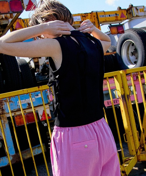 MAISON SPECIAL（メゾンスペシャル）の「リボンホールニットベスト