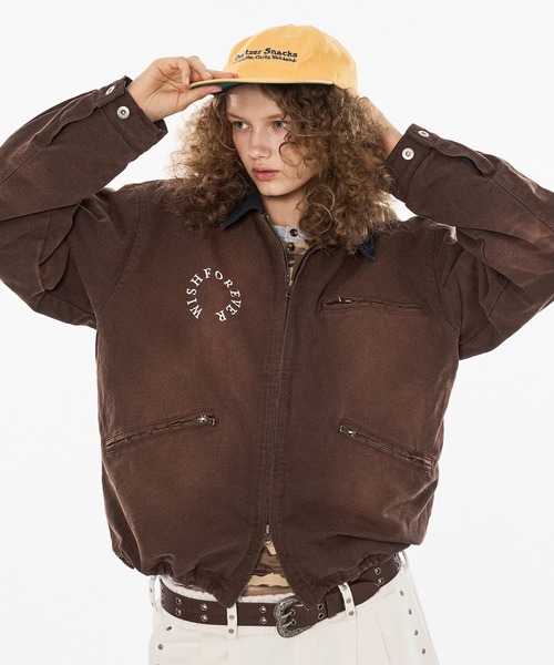 5color × 3size 】DRAW CODE VINTAGE LIKE SHORT DAC JACKET/ドロー