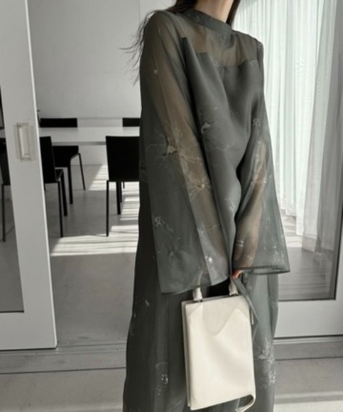 WILLFULLY（ウィルフリー）の「pearl shoulder camisole set original