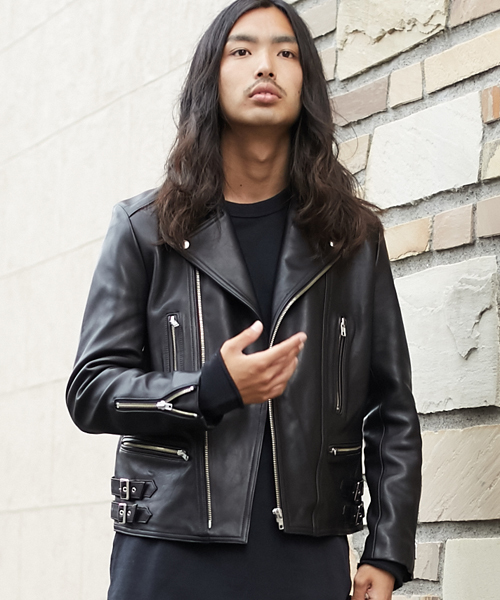 AMERICAN RAG CIE（アメリカンラグシー）の「レザー ダブルライダース