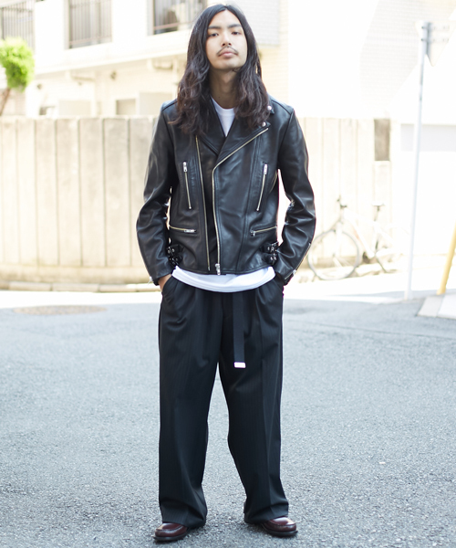 AMERICAN RAG CIE（アメリカンラグシー）の「レザー ダブルライダース