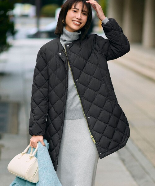 TAION×UNFILO】2WAY キルティングダウン（ダウンジャケット/コート