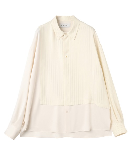 CULLNI（クルニ）の「23-AW-013 Asymmetrical Stripe Shirt（シャツ