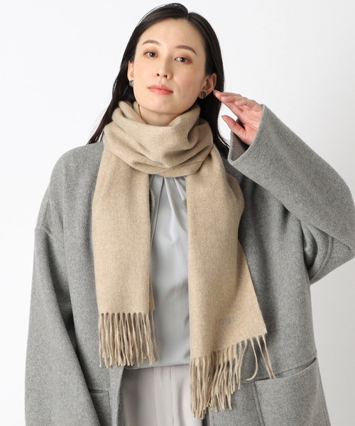 カシミヤ100％ 無地 洗える 大判 マフラー ストール（マフラー