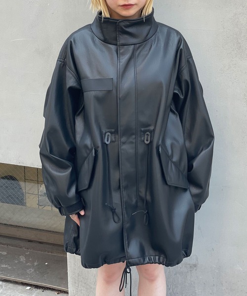 CIAOPANIC（チャオパニック）の「フェイクレザーモッズコート（モッズ