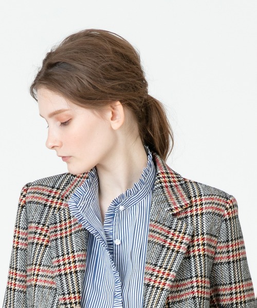 allureville（アルアバイル）の「チェックテーラードジャケット